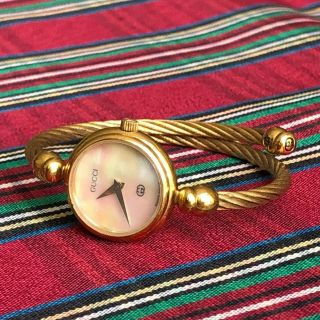 Vintage Gucci Gold Plated Women 