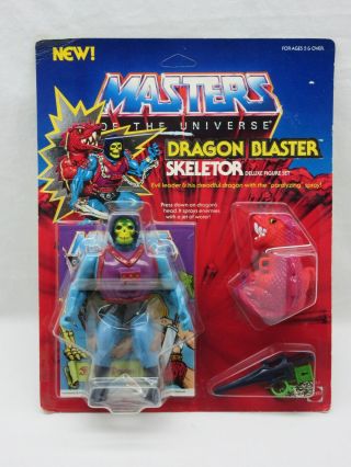 Motu,  Vintage,  Dragon Blaster Skeletor,  Masters Of The Universe,  Moc,  He Man
