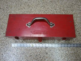 Vintage Snap On Tools Usa Kra - 251a 18.  5”x6.  5”x5” Red Metal Toolbox 1983