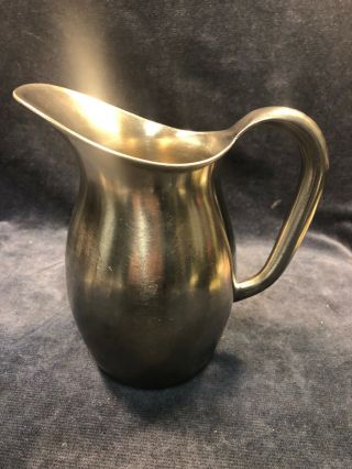 Ww2 Md - Usn 40 Oz.  Polar Ware Co.  7 " Stainless Steel Water Pitcher