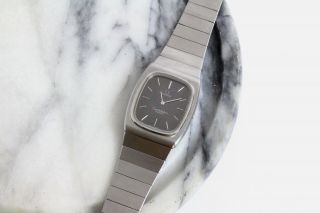 Omega Constellation Quartz Stainless Steel Mens Vintage Wrist Watch Rare