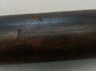 Late 19th Century Baseball Bat Ring Bat Era 1870s 1890s NC NYC Stamped Logo RARE 6