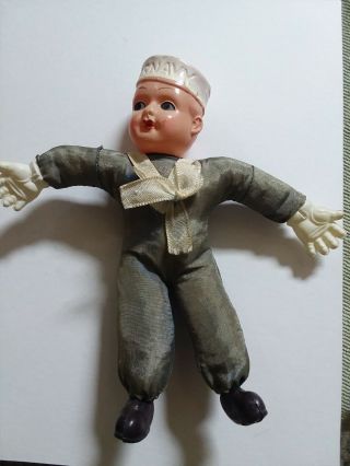 Antique/vintage Celluloid Navy Sailor Doll - Made In Japan