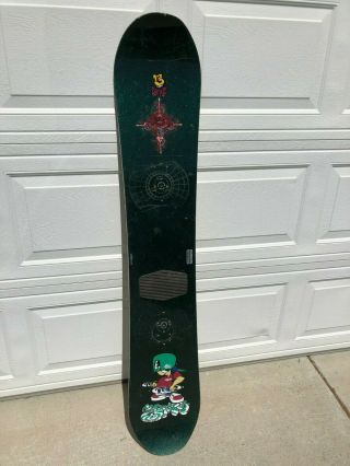 Old School Burton Brushie 158 Snowboard Vintage,  Very Cool " Wall Hanger "