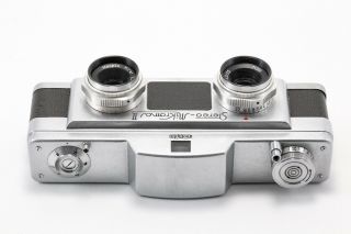 (114) Vintage MEOPTA Stereo - Mikroma II 16mm miniature camera w/25/3.  5 lenses 4