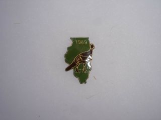Illinois Deer Pins / Turkey Pin 1989
