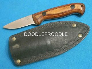 Vintage Custom Paul Rimpler Knives Hunting Skinning Survival Knife Sheath Caping