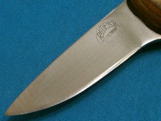 VINTAGE CUSTOM PAUL RIMPLER KNIVES HUNTING SKINNING SURVIVAL KNIFE SHEATH CAPING 7