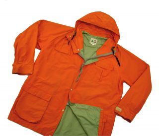 Sierra Designs Vtg 60/40 Mountain Parka Xl Orange Jacket Hooded Berkeley Usa