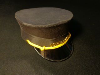 Vintage Train Conductor’s Hat.  Manf.  By The Midway Cap Co.  Chicago.  Perfect