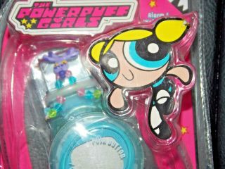 Vtg 1990s 1999 Power Puff Girls Bubbles Blossom Butter Cup C Wrist Watch Cartoon