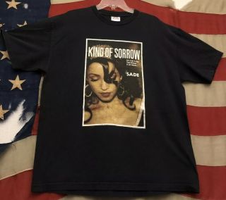 VINTAGE SADE KING OF SORROW 2001 T SHIRT XL RAP HIP HOP 2