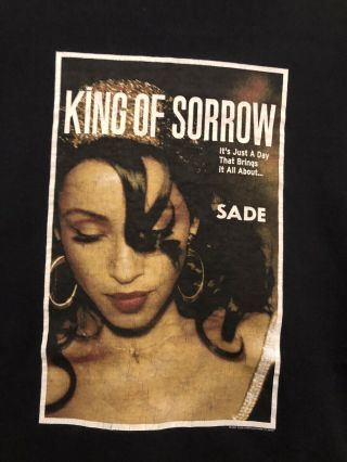 VINTAGE SADE KING OF SORROW 2001 T SHIRT XL RAP HIP HOP 4