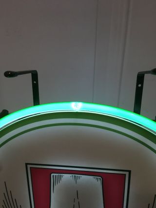 Vintage Oval Spaten Beer Neon Sign 21” X 18” RARE 3