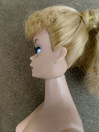 VINTAGE BARBIE DOLL 5 PONYTAIL WITH VERY RARE SANDY BLONDE HAIR 6