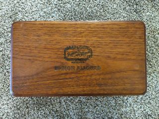 Vintage Ramon Allones Wooden Cigar Box 100 Club Cabinets Empty Box