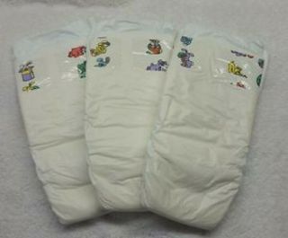 4 Vintage Pampers Phases Walker 2 Size 4 1992 & 4 Loves Strechies Size 5 1996