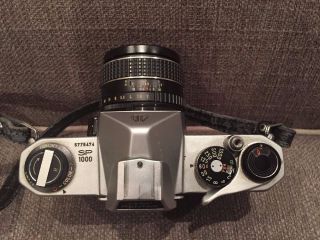 Vintage Asahi Pentax SP1000 35mm Film Camera SMC Takumar 1:2/55 Lens & Case 4