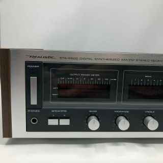 Vintage Realistic STA - 2500 Digital Synthesized AM FM Stereo Receiver Amplifier 2