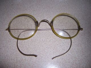 Antique Vintage Lloyd 14k Gold Eyeglasses