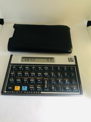 Hp - 11c Programmable Rare Vintage Calculator Test