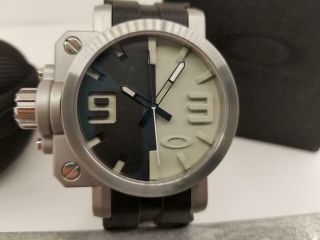 Oakley Gearbox Wrist Watch.  Rare Black & Tan Face.  Collector 