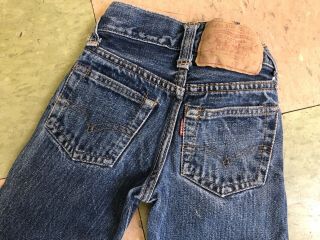 Rare Vintage 60s Levi’s Big E 302 6 Single Stitch Talon 42 Toddler Kids Jeans
