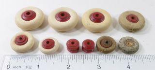 TOY Automobile n Truck WHITE BALLOON TIRES wood wheels HUBLEY Williams ARCADE 4