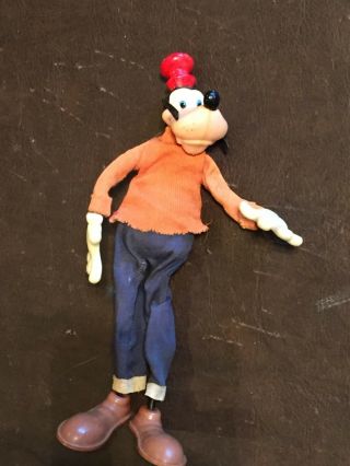 Vintage Early 1960 ' s Bendable Twistable Disney Toy Figures - Marx 4