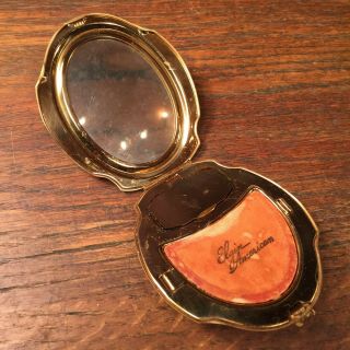 Vtg USA Makeup Compact Elgin American Eagle Shield United States PRIORITY MAIL 4