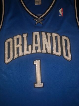 VINTAGE REEBOK TRACY MCGRADY SIZE 48 ORLANDO MAGIC JERSEY 2