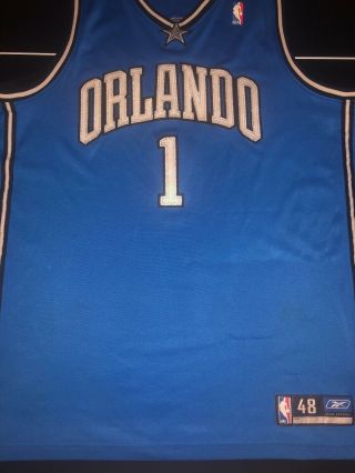 VINTAGE REEBOK TRACY MCGRADY SIZE 48 ORLANDO MAGIC JERSEY 8