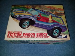 Mpc Vintage Station Wagon Buggy Model Kit Bag Inside 1/25 Scale