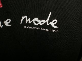 Vintage 90s DM Depeche Mode T Shirt 1998 The Singles Tour RARE Sz Large 2