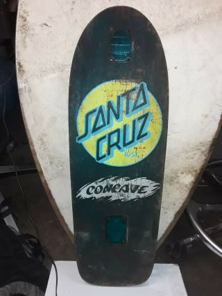 Old School Vintage 83 Santa Cruz Skateboard From 1983 Concave Olson