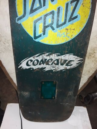 Old school vintage 83 Santa Cruz skateboard from 1983 concave Olson 3