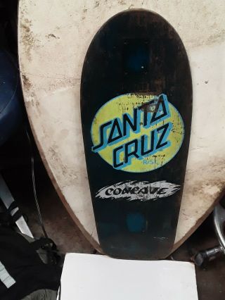 Old school vintage 83 Santa Cruz skateboard from 1983 concave Olson 8