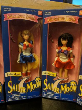 Vintage 1995 Bandai Sailor Moon 6 