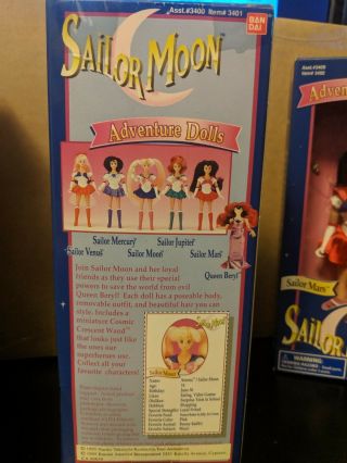 Vintage 1995 Bandai Sailor Moon 6 