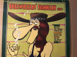 Vintage Poster Freewheelin’ Franklin 1971 Shelton Marijuana Money Dope 3