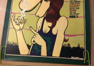 Vintage Poster Freewheelin’ Franklin 1971 Shelton Marijuana Money Dope 4