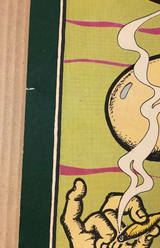 Vintage Poster Freewheelin’ Franklin 1971 Shelton Marijuana Money Dope 7