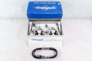 Vintage Nos Campagnolo Record 3rd Generation Brake Set,  & Boxed
