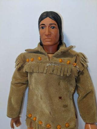Vintage 1970s Toy: Native American Action Figure,  Gabriel,  Tonto