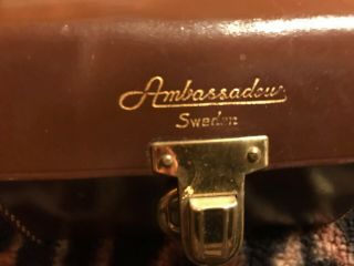 Vintage Abu Ambassadeur 4 Screw Model 5000 Baitcast Reel W/case & Accessories