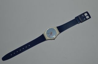 1987 Swatch Quartz Watch LW115 NEWPORT Swiss Ladie Quartz Plastic Originals RHTF 2