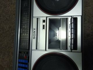 Vintage SONY CFS - 500 AM/FM Stereo Cassette Boombox Ghetto Blaster 3