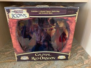 D&d Icons Mini - Colossal Red Dragon (rare Limited Edition And) - Nib