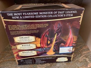 D&D ICONS Mini - COLOSSAL RED DRAGON (Rare Limited Edition and) - NIB 4