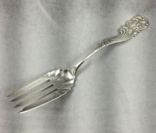 Marquise By Frank M.  Whiting Sterling Serving Fork - Mono S - 8 1/2 "